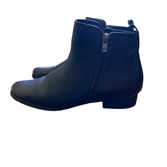 Blondo Sz 9M Black Ankle Leather Boots Waterproof - Picture 5 of 8